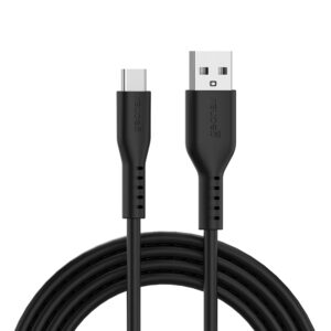 Foto Geonav Cabo em silicone USB-A para USB-C na cor preta